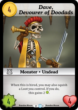 Dave Devourer of Doodads (23) [MUNFF] - Munchkin CCG Single