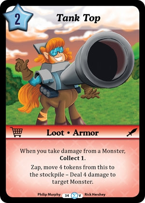 Tank Top (34) [MUNFF] - Munchkin CCG Single