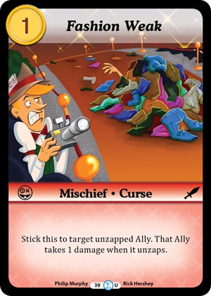 Fashion Weak (39) [MUNFF] - Munchkin CCG Single