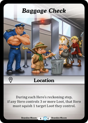 Baggage Check (4) [MUNFF] - Munchkin CCG Single