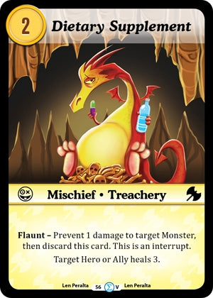 Dietary Supplement (56) [MUNFF] - Munchkin CCG Single
