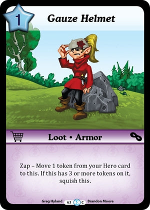 Gauze Helmet (63) [MUNFF] - Munchkin CCG Single