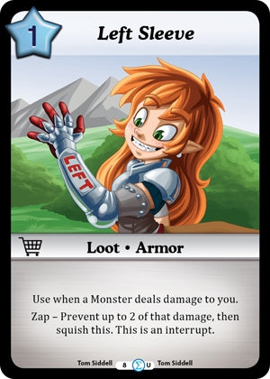 Left Sleeve (8) [MUNFF] - Munchkin CCG Single