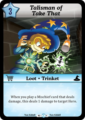Talisman of Take That (82) [MUNFF] - Munchkin CCG Single