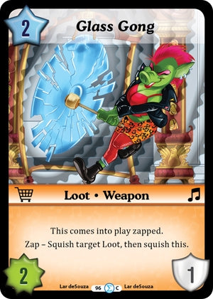 Glass Gong (96) [MUNFF] - Munchkin CCG Single