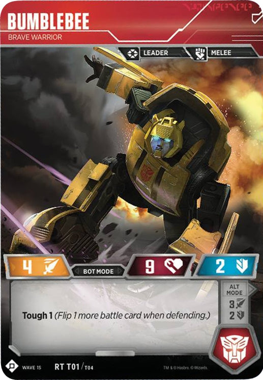 Bumblebee - Brave Warrior (Autobots Starter Set) (1) [TRW1] - Transformers TCG Single