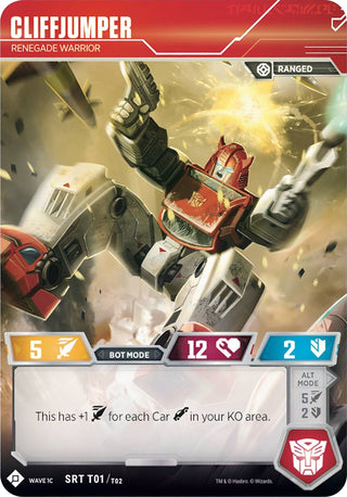 Cliffjumper - Renegade Warrior (SDCC 2018 Exclusive) (1) [TRW1] - Transformers TCG Single