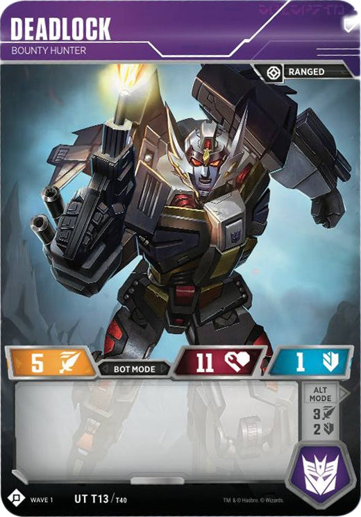 Deadlock - Bounty Hunter (13) [TRW1] - Transformers TCG Single