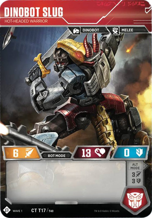 Dinobot Slug - Hot-Headed Warrior (17) [TRW1] - Transformers TCG Single