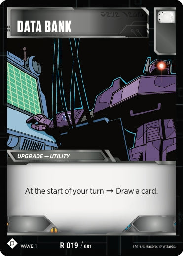 Data Bank (19) [TRW1] - Transformers TCG Single