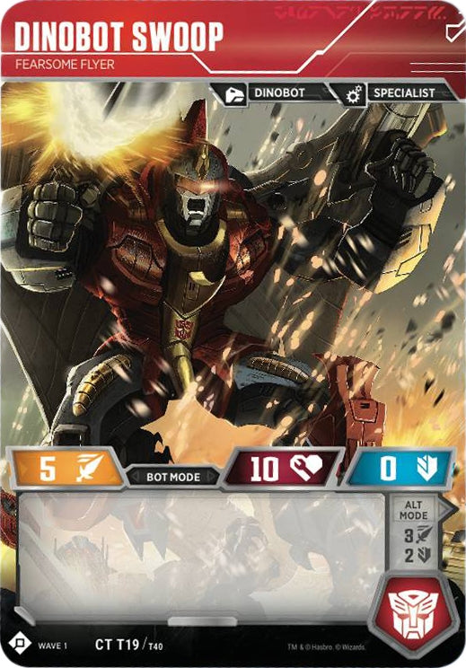 Dinobot Swoop - Fearsome Flyer (19) [TRW1] - Transformers TCG Single