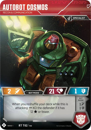 Autobot Cosmos - Recon & Communication (2) [TRW1] - Transformers TCG Single