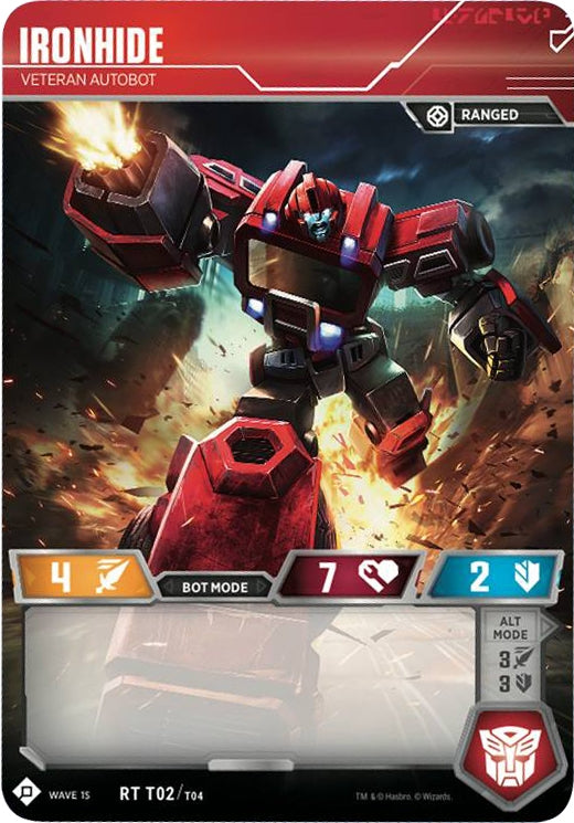 Ironhide - Veteran Autobot (Autobots Starter Set) (2) [TRW1] - Transformers TCG Single