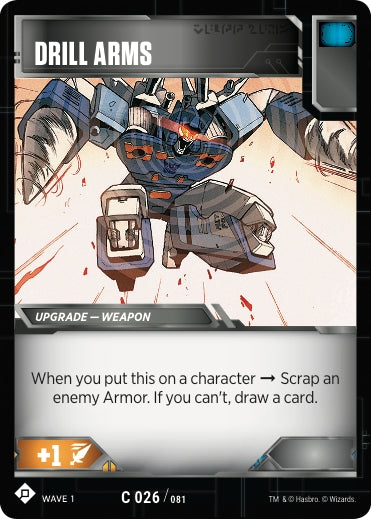 Drill Arms (26) [TRW1] - Transformers TCG Single