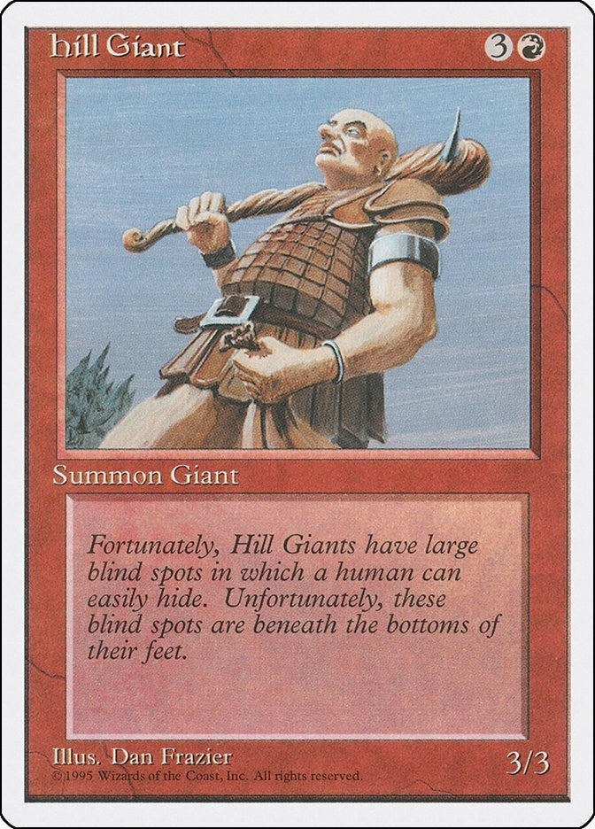 Hill Giant [4ED] - MTG Single