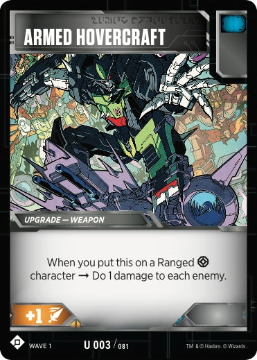 Armed Hovercraft (3) [TRW1] - Transformers TCG Single