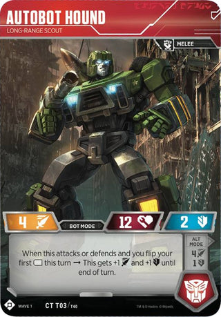 Autobot Hound - Long-Range Scout (3) [TRW1] - Transformers TCG Single