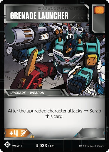 Grenade Launcher (33) [TRW1] - Transformers TCG Single