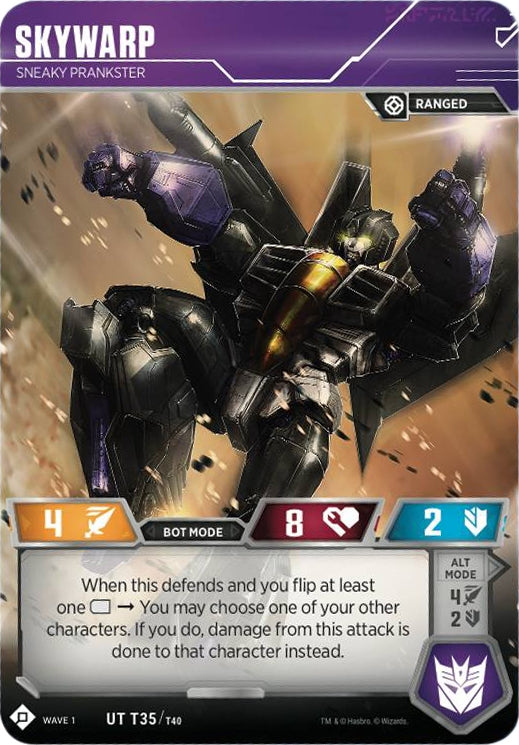 Skywarp - Sneaky Prankster (35) [TRW1] - Transformers TCG Single