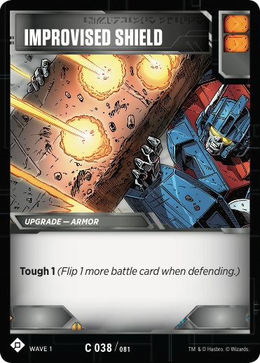 Improvised Shield (38) [TRW1] - Transformers TCG Single