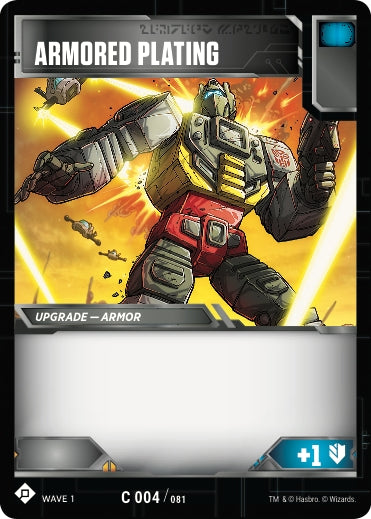 Armored Plating (4) [TRW1] - Transformers TCG Single