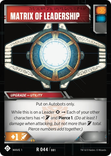 Matrix of Leadership (44) [TRW1] - Transformers TCG Single