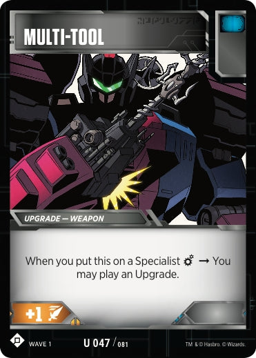 Multi-Tool (47) [TRW1] - Transformers TCG Single