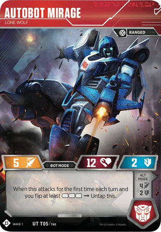 Autobot Mirage - Lone Wolf (5) [TRW1] - Transformers TCG Single