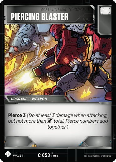Piercing Blaster (53) [TRW1] - Transformers TCG Single