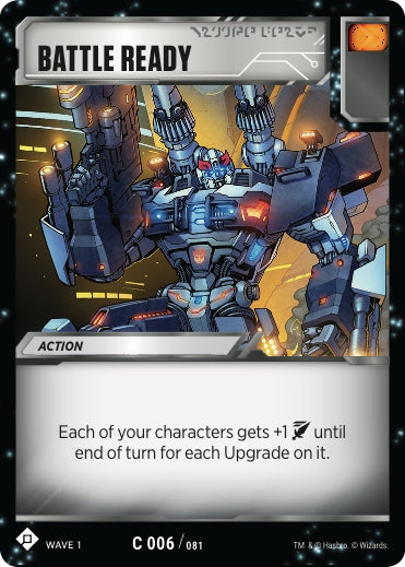 Battle Ready (6) [TRW1] - Transformers TCG Single