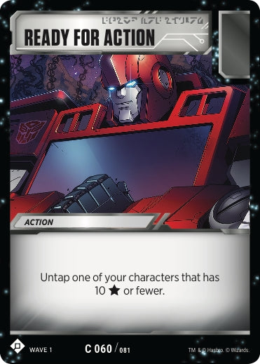 Ready for Action (60) [TRW1] - Transformers TCG Single