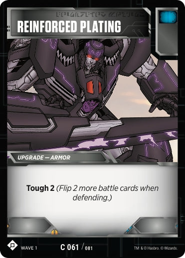 Reinforced Plating (61) [TRW1] - Transformers TCG Single