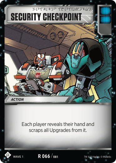 Security Checkpoint (66) [TRW1] - Transformers TCG Single
