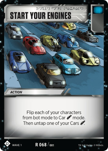 Start Your Engines (68) [TRW1] - Transformers TCG Single