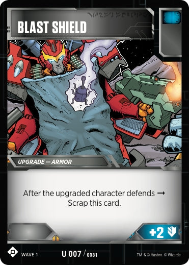Blast Shield (7) [TRW1] - Transformers TCG Single