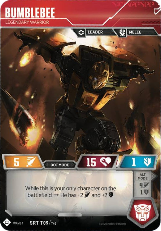 Bumblebee - Legendary Warrior (9) [TRW1] - Transformers TCG Single