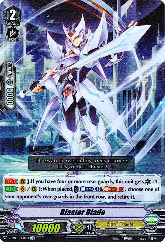 Blaster Blade (1008) [V-MB01] - Cardfight Vanguard Single