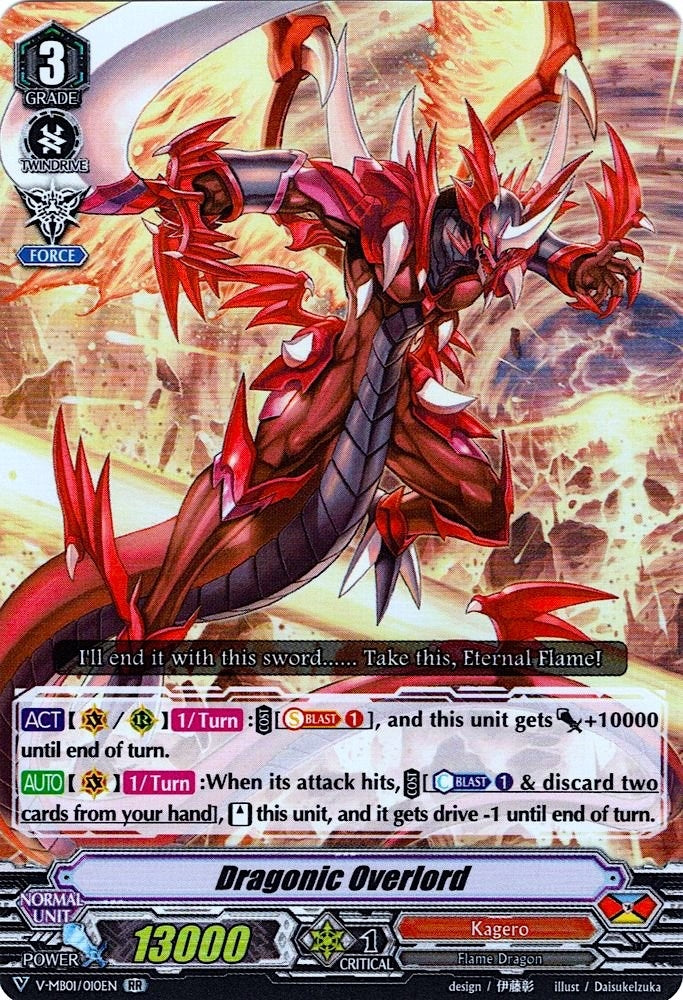 Dragonic Overlord (1010) [V-MB01] - Cardfight Vanguard Single