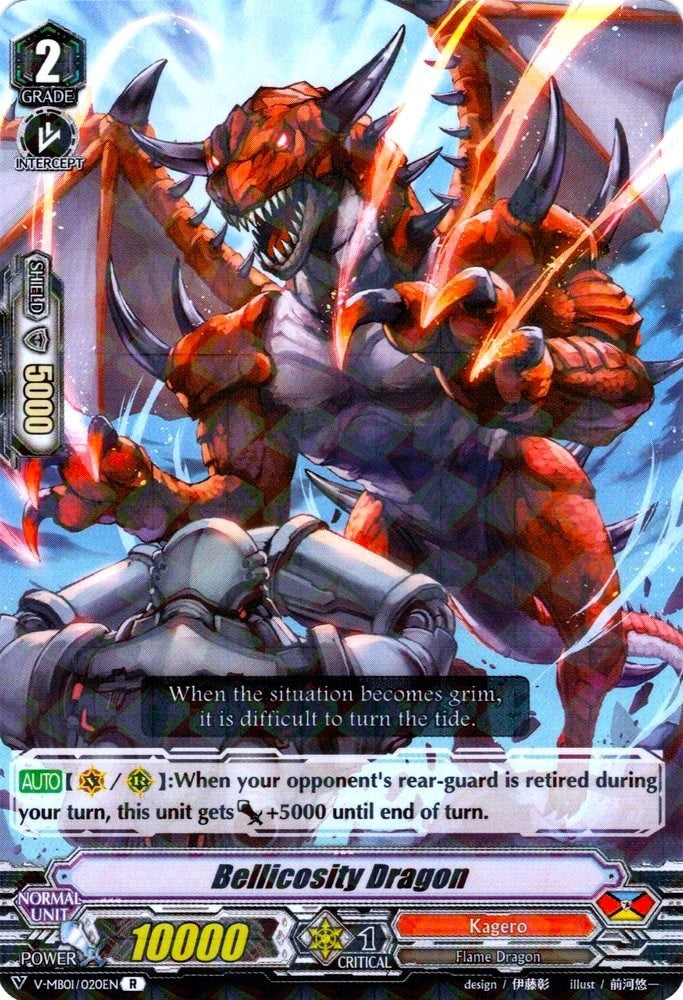 Bellicosity Dragon (1020) [V-MB01] - Cardfight Vanguard Single