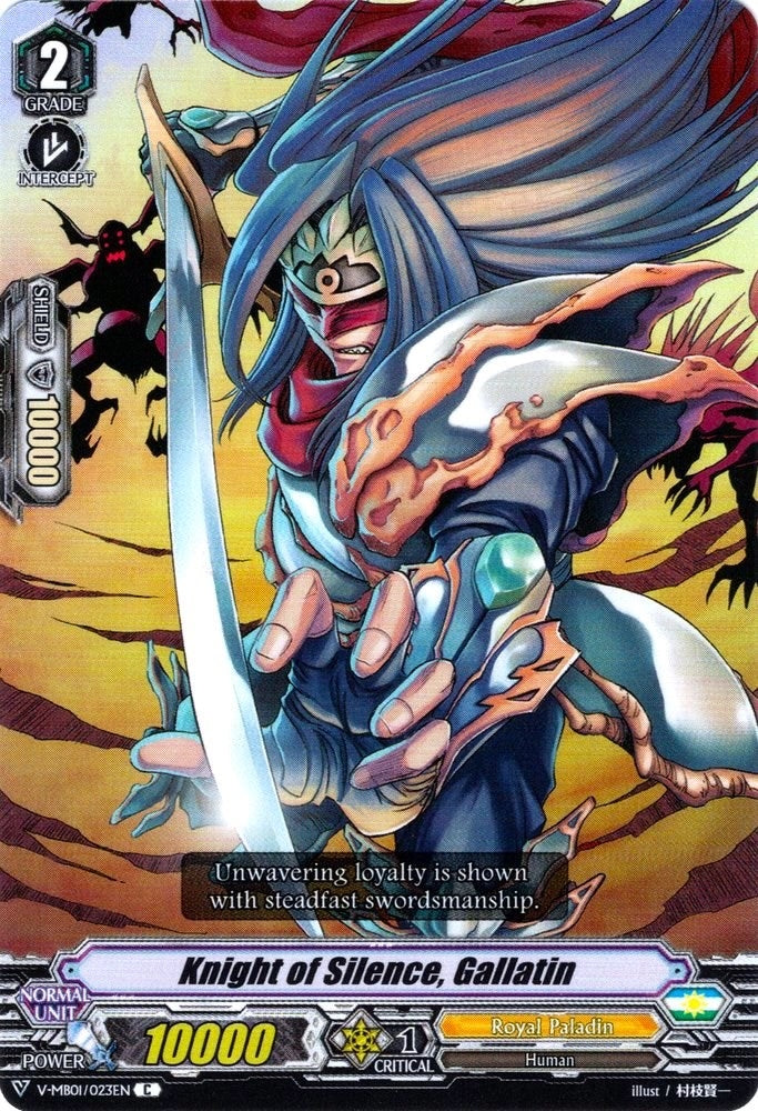 Knight of Silence Gallatin (1023) [V-MB01] - Cardfight Vanguard Single