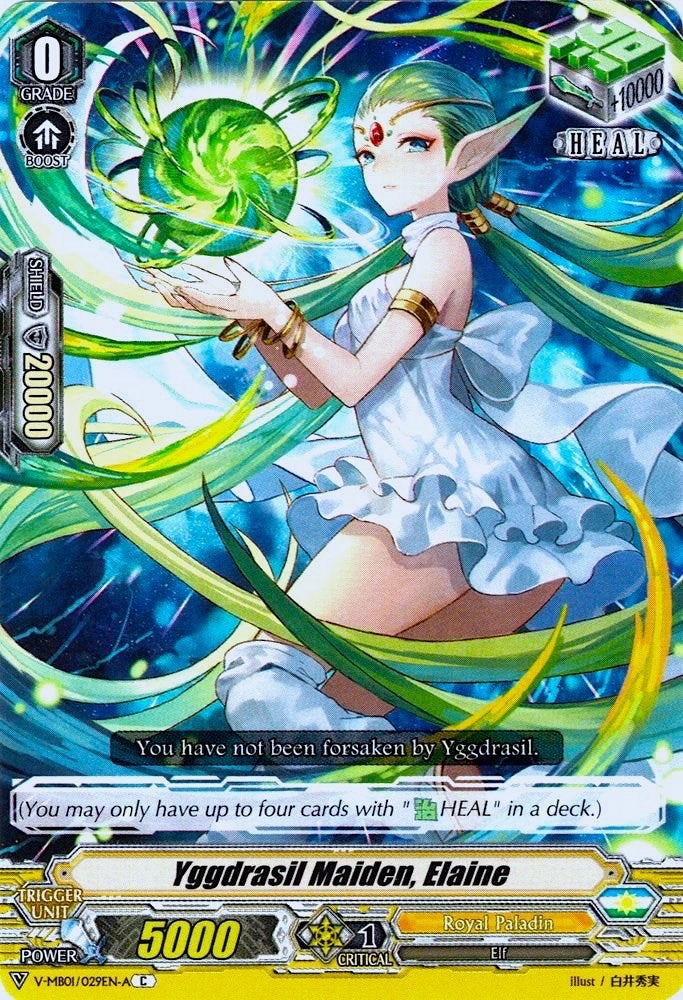 Yggdrasil Maiden Elaine (1029) [V-MB01] - Cardfight Vanguard Single