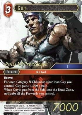 Guy (Prerelease Promo) (316003) [PR] - Final Fantasy TCG Single