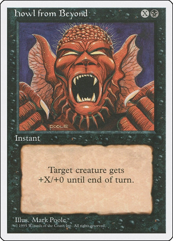 Howl from Beyond [4ED] - MTG Single