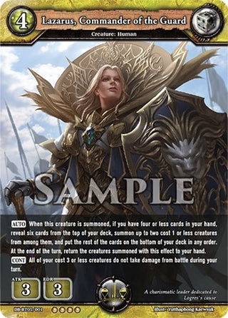 Lazarus Commander of the Guard (5001) [BP05] - Dragoborne Single