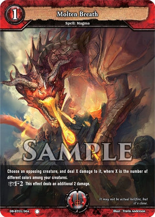 Molten Breath (5064) [BP05] - Dragoborne Single