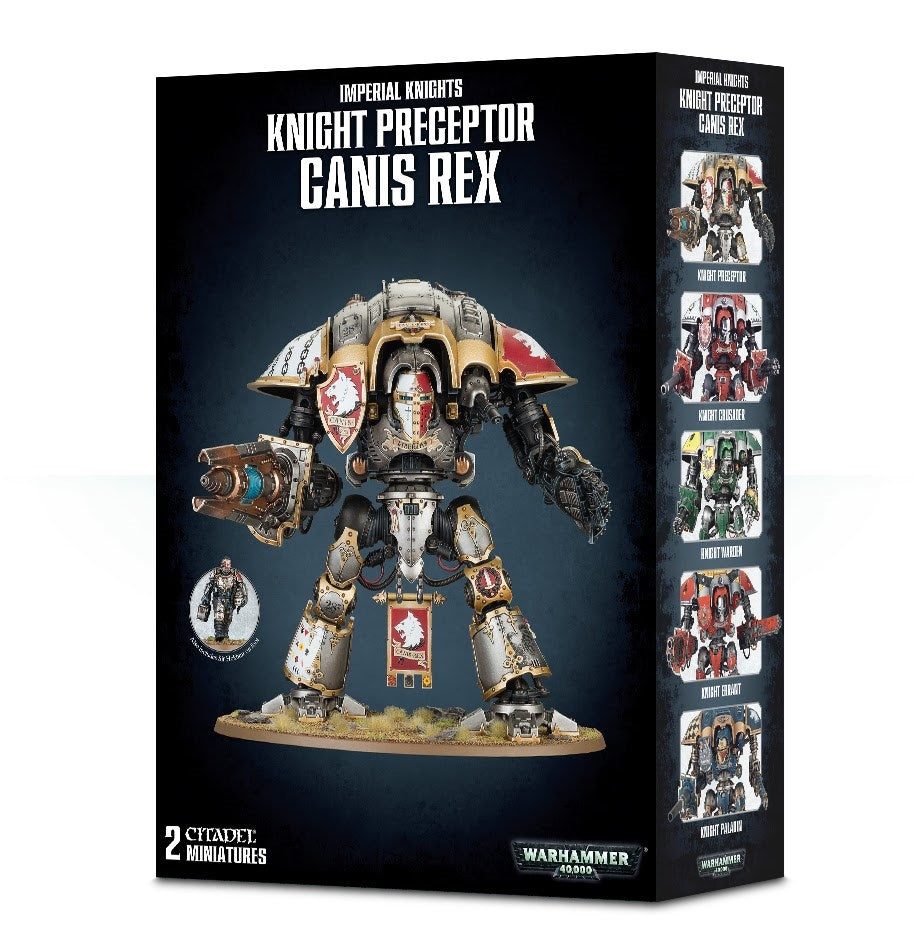 Warhammer 40K: Imperial Knights - Knight Preceptor Canis Rex [PLAS] - Warhammer Box Sets Sealed