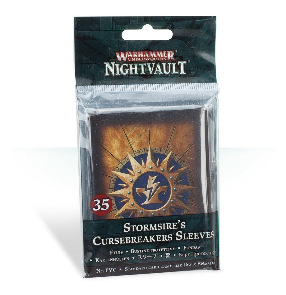 Warhammer: Underworlds - Nightvault: Stormsire’s Cursebreakers Sleeves (35-Pack) [ACCS] - Warhammer Game Accessories