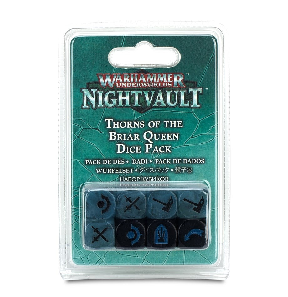 Warhammer: Underworlds - Nightvault: Thorns of the Briar Queen Dice Pack (8-Pack) [ACCS] - Warhammer Game Accessories