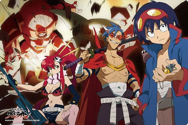 Bushiroad Rubber Mat Collection Vol.206: Gurren Lagann - Team Gurren (206) - Playmats Sealed