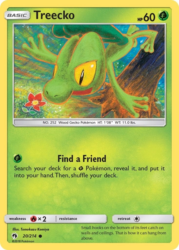 Image for Treecko (20/214) (SM - Lost Thunder) - Pokemon